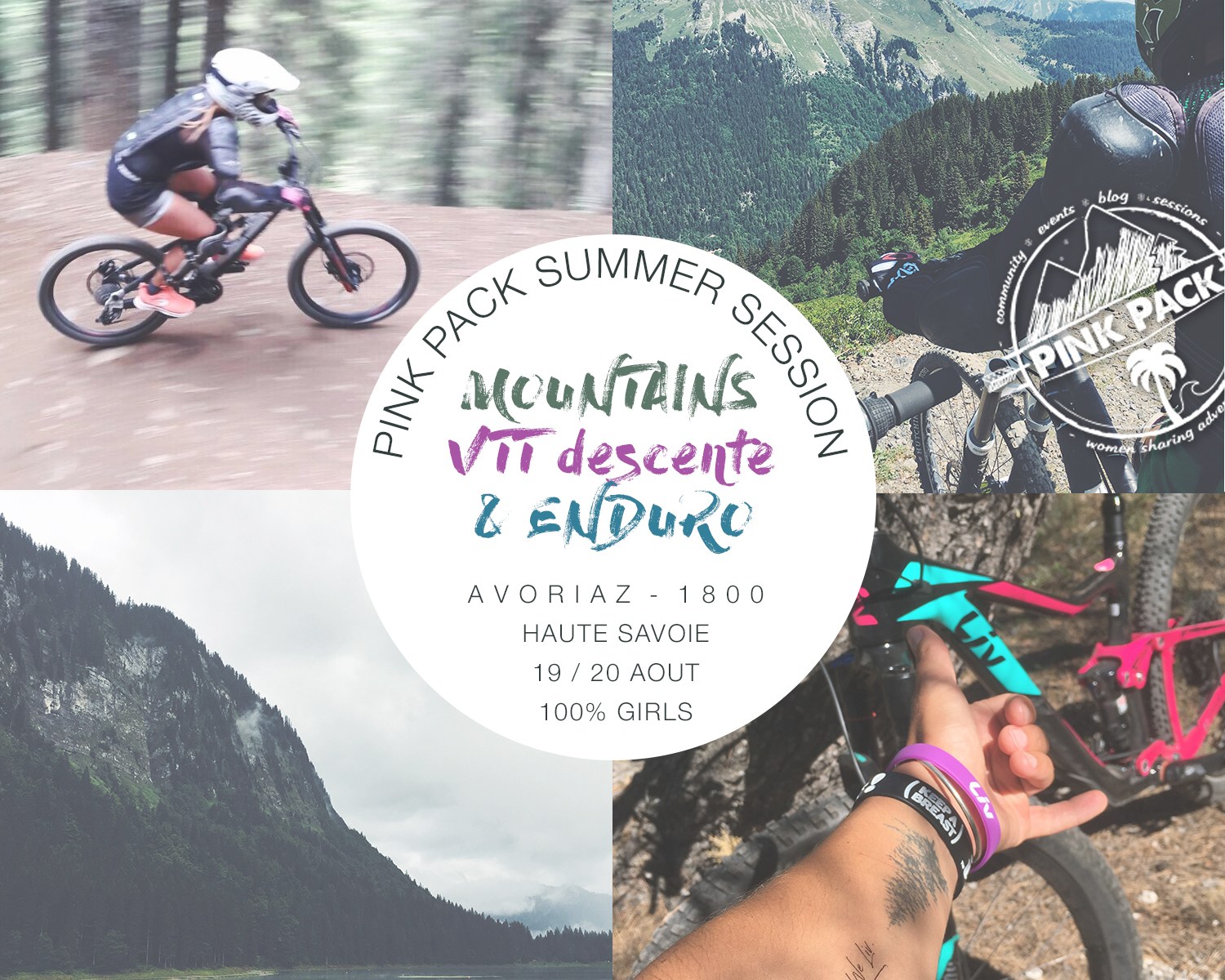 Pink Pack Mountain Bike Session à Avoriaz
